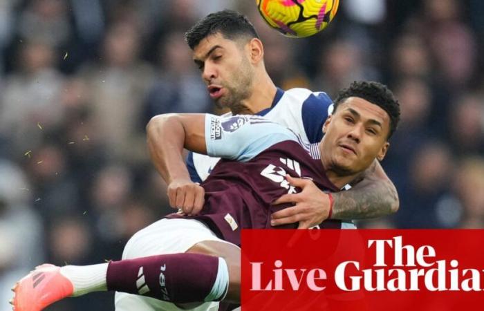 Tottenham v Aston Villa: Premier League – en vivo | primera división