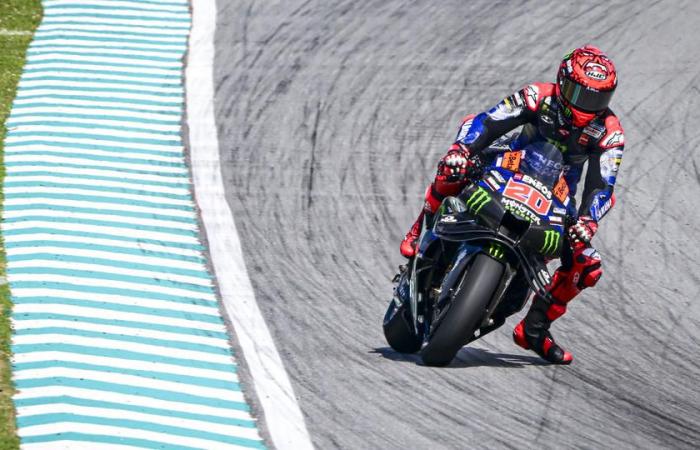 Una terrible caída en la salida del Gran Premio de Malasia que involucra a Fabio Quartararo provoca la bandera roja