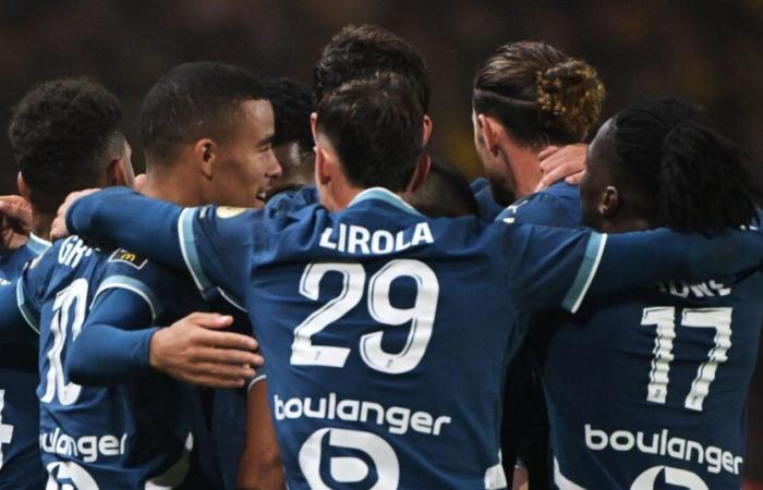 Ligue 1 – 10.ª jornada – El OM reacciona ante el Nantes y ocupa el 2.º puesto