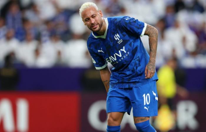 Lesión de Neymar: la estrella brasileña se lastima el muslo apenas dos semanas después de regresar de una rotura del ligamento anterior cruzado al Al-Hilal