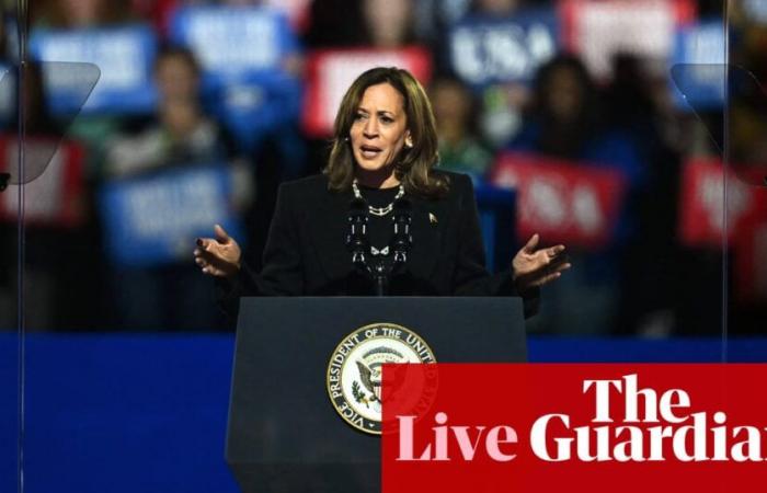 Actualizaciones en vivo de las elecciones estadounidenses de 2024: Harris dice que podría ser “una de las contiendas más reñidas de la historia”; Trump se dirigirá al mitin de Michigan | Elecciones estadounidenses 2024