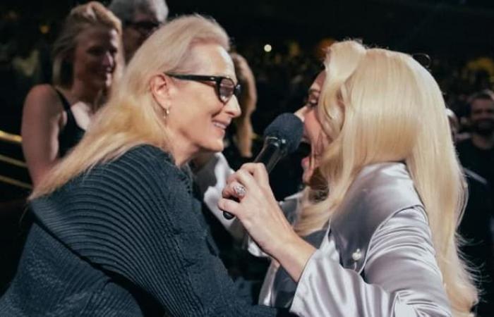 Después de Celine Dion, Adele sorprendida por Meryl Streep durante su último concierto en Las Vegas