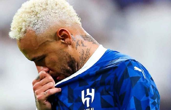 ¿Será baja otra vez? Neymar abandonó el partido de Al-Hilal por una lesión en el muslo