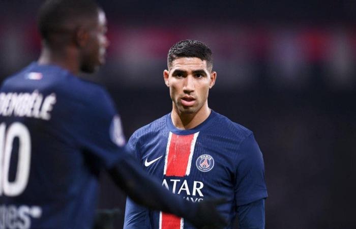 Gran oferta amenaza la supervivencia de Achraf Hakimi en el Paris Saint-Germain