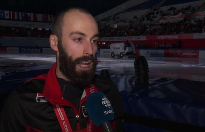 Otro buen día para Dandjinou y los patinadores canadienses