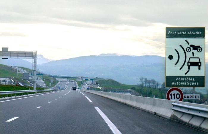 Alta Saboya: un suizo acelera a 217 km/h en la autopista