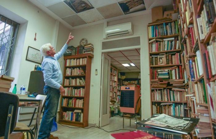 “Encontré 800 libros flotando en 5 centímetros de agua”, se preocupa este librero de Perpiñán tras las inclemencias del tiempo