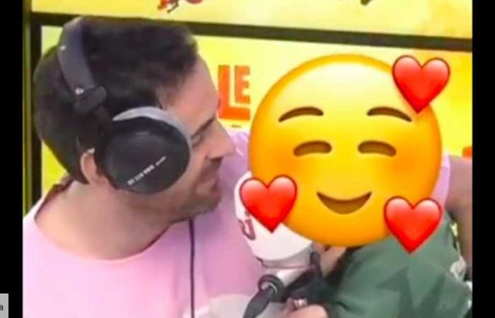 Camille Combal avergonzada, su hijo aparece en vivo durante su programa de radio: ¡qué lindo video!