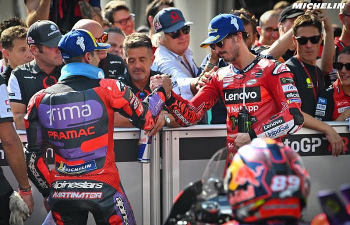 MotoGP Malasia J3, Debriefing Francesco Bagnaia (Ducati/1): “Soy un tipo sano, un verdadero deportista, así que no me gustan este tipo de cosas”, etc. (totalidad)