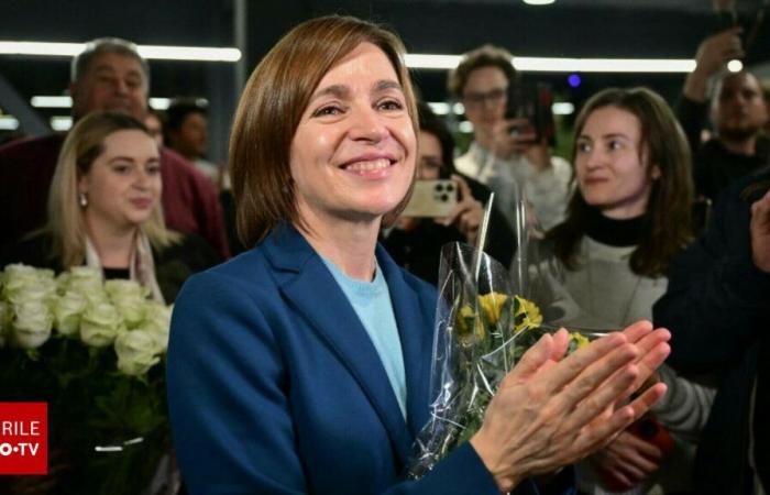 Resultados finales en la República de Moldavia. Maia Sandu obtuvo un nuevo mandato como presidenta del país. La diferencia que le dio la victoria