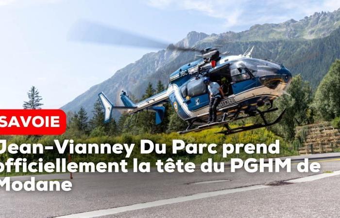 Jean-Vianney Du Parc asume oficialmente la dirección del PGHM de Modane