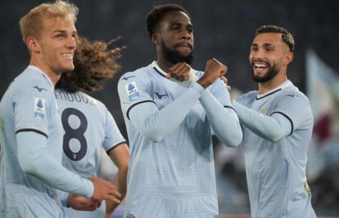 Lazio-Cagliari 2-1, goles de Dia, Luvumbo y Zaccagni de penalti