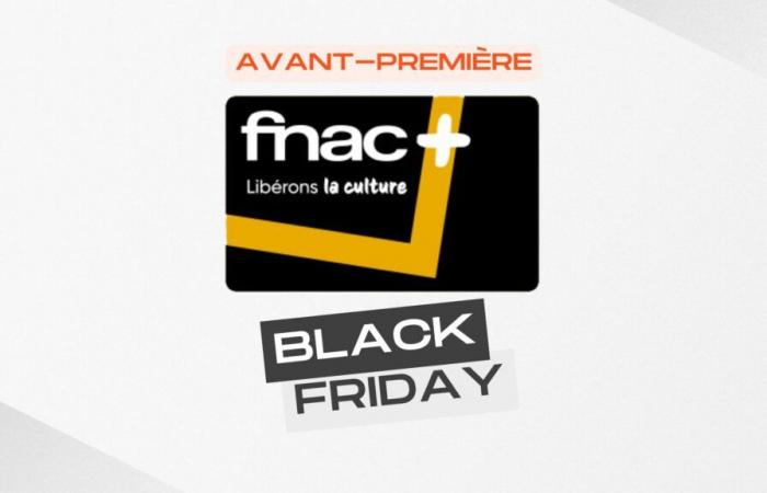 La tarjeta Fnac+ se vende a 5 € durante 1 año durante los avances del Black Friday