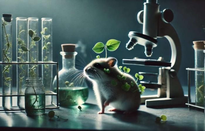 Los investigadores han transformado un hámster en una criatura híbrida que se alimenta de luz: ¡mitad animal, mitad planta!