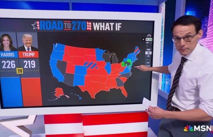 Steve Kornacki adelanta las expectativas de la noche de las elecciones