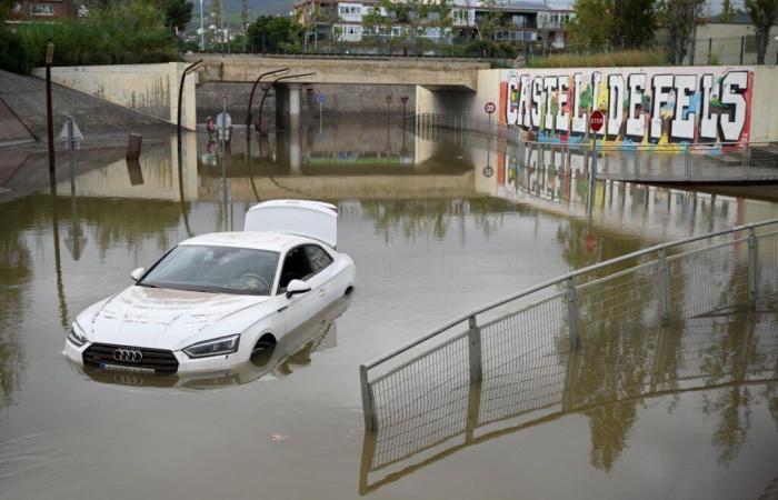 Inundaciones en España: el aeropuerto de Barcelona bajo el agua