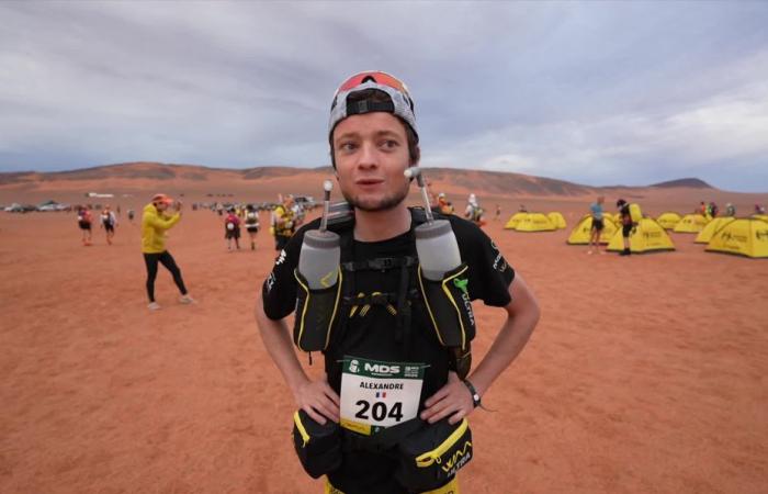 TESTIMONIO. Alexandre Allain, receptor de un doble trasplante de pulmón, completó una maratón en el Sahara