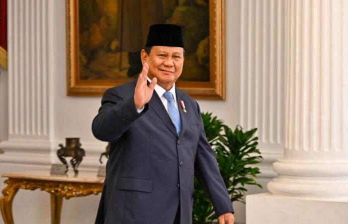 El presidente indonesio, Prabowo Subianto, visitará China