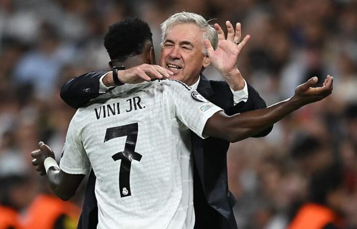 ‘Vinicius está triste pero no por el Balón de Oro’, el mensaje de Carlo Ancelotti ante el AC Milan