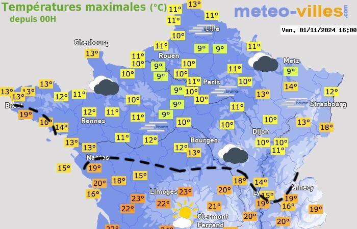 Noticias del tiempo: Gris en el norte, excepcional suavidad en el sur: ¡qué contraste! 11/04/2024