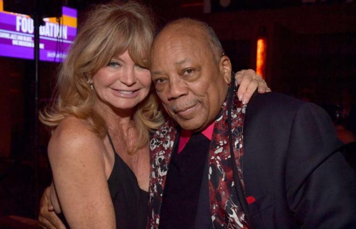 Goldie Hawn llama a Quincy Jones “uno de los grandes amores de mi vida”