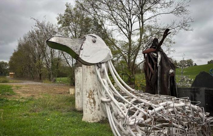 VIDEO. En el taller de Boethos, un artista del Gers de las orillas de la RN124 con obras intrigantes y sorprendentes