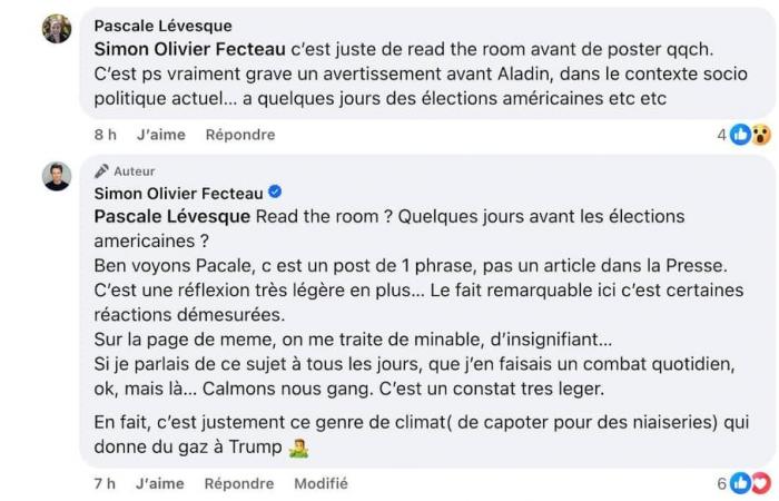 Advertencia antes de la película Aladdin: Simon Olivier Fecteau tiene una opinión al respecto