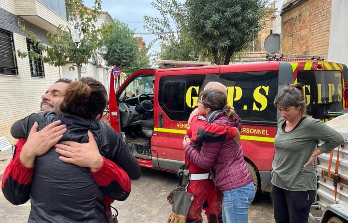 Las impactantes imágenes de este bombero de Lyon a Valence