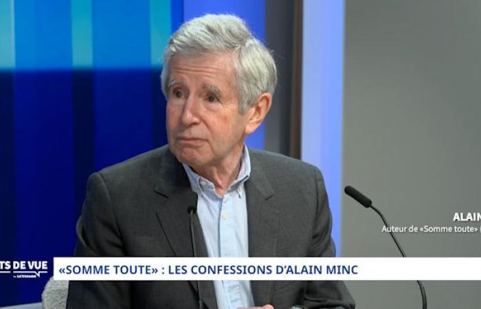 “Cuando un tipo inteligente toma una decisión absurda, es un problema psicológico”, bromea Alain Minc sobre Emmanuel Macron