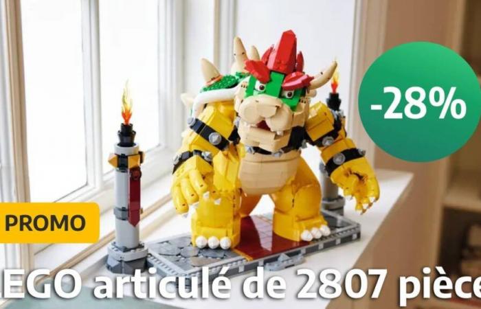 El LEGO Nintendo The Mighty Bowser incluso aterra su precio ya que se beneficia de una rebaja del 27%