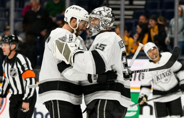 Lunes en la NHL | Darcy Kuemper y los Kings blanquean 3-0 a los Depredadores