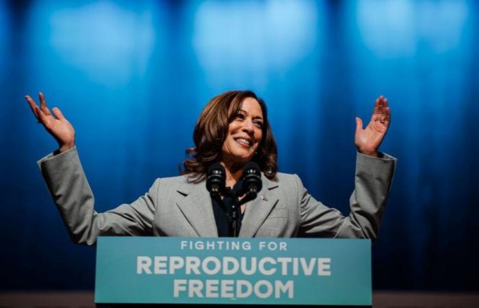 Kamala Harris en la Universidad de Howard para el Día D