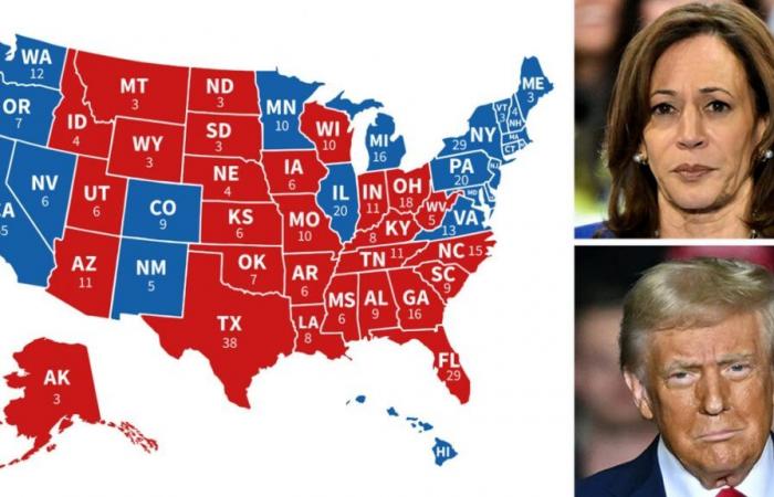 ¿Trump o Harris? Resultados de las elecciones estadounidenses actualizados en tiempo real