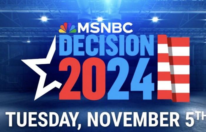 Cómo ver MSNBC en vivo en línea la noche de las elecciones de 2024