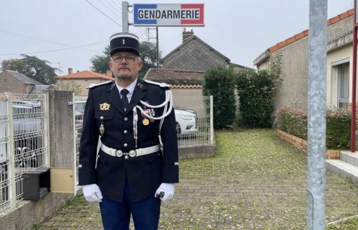 El mayor Targe se hace cargo oficialmente de la brigada de gendarmería de Montrevault-sur-Èvre