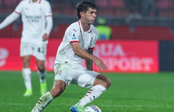 Christian Pulisic brinda asistencia perfecta para el AC Milan vs.Real Madrid