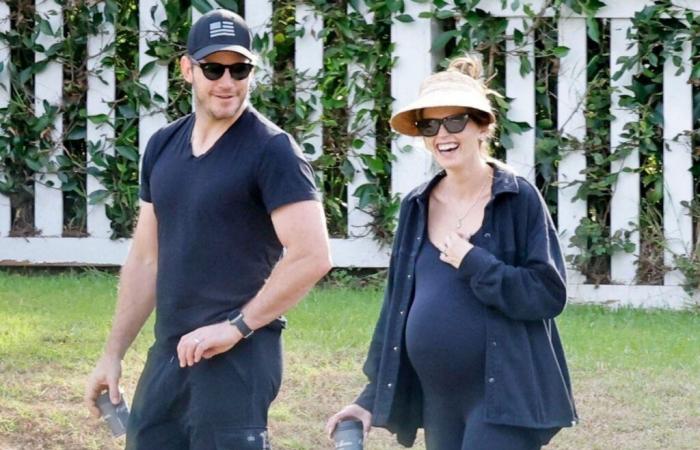 Paseo romántico de Chris Pratt y Katherine Schwarzenegger antes del nacimiento del bebé