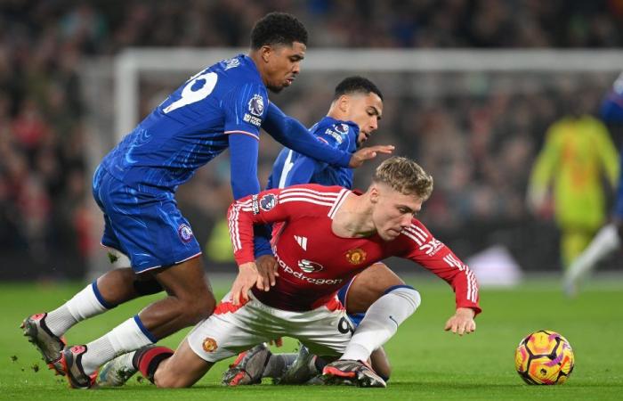 Levi Colwill expresa su frustración tras el empate del Chelsea contra el Manchester United