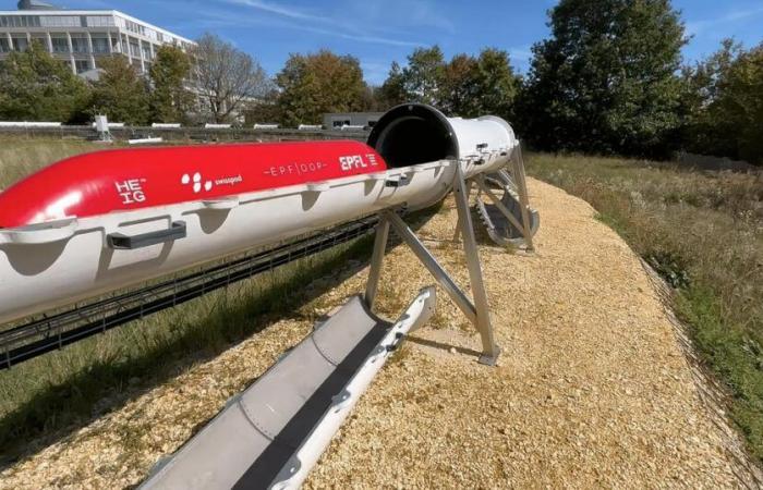 El récord de la prueba Hyperloop más larga establecido en la EPFL – rts.ch