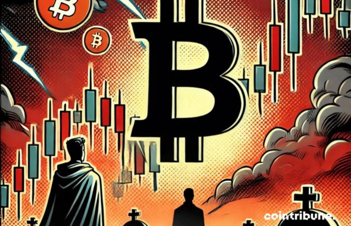 ¿Fin del ascenso del Bitcoin? Una temida señal aparece en los gráficos.