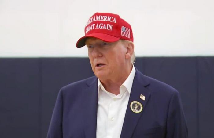 “Hice una gran campaña”, dice Donald Trump tras votar en Palm Beach