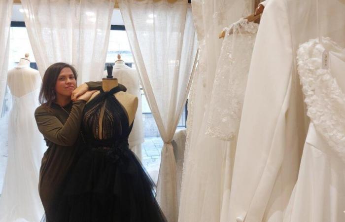 esta ex costurera de Dior abre su taller de vestidos de novia en Périgueux