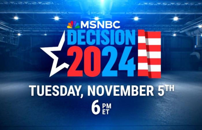 MSNBC – Cobertura electoral de la Decisión 2024