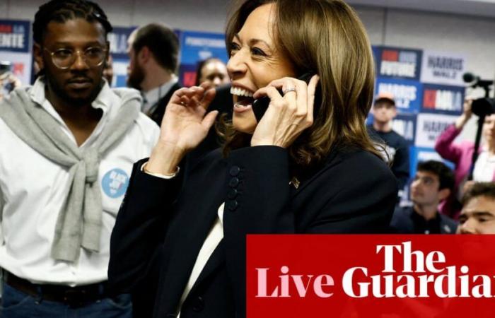 Elecciones estadounidenses en vivo: Harris hace una parada inesperada en la sede del Comité Nacional Demócrata mientras millones de estadounidenses votan | Elecciones estadounidenses 2024