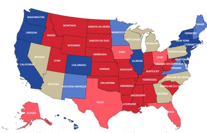 Elecciones presidenciales estadounidenses: el mapa para entender cómo Donald Trump o Kamala Harris pueden ganar las elecciones