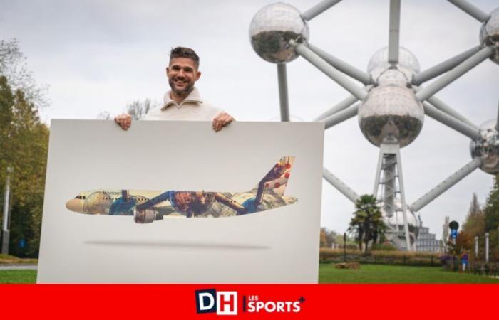 Los próximos aviones de Bruselas Airlines volarán con los colores del Atomium, diseñado por un artista del Brabante Valón: “orgullo inmenso”