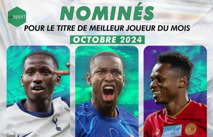 ¡Vota por el mejor jugador senegalés del mes de octubre de 2024!