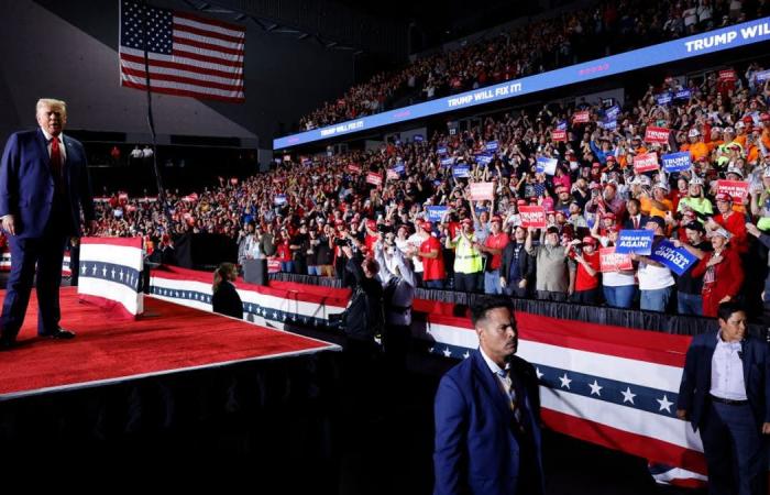 Trump se despide de los “grandes y hermosos mítines” en el último evento antes de las elecciones