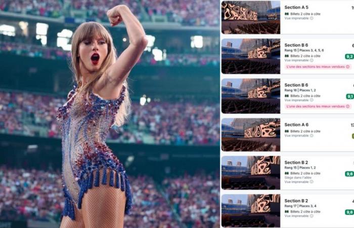 Los precios de reventa de las entradas para los conciertos de Taylor Swift en Canadá son astronómicos