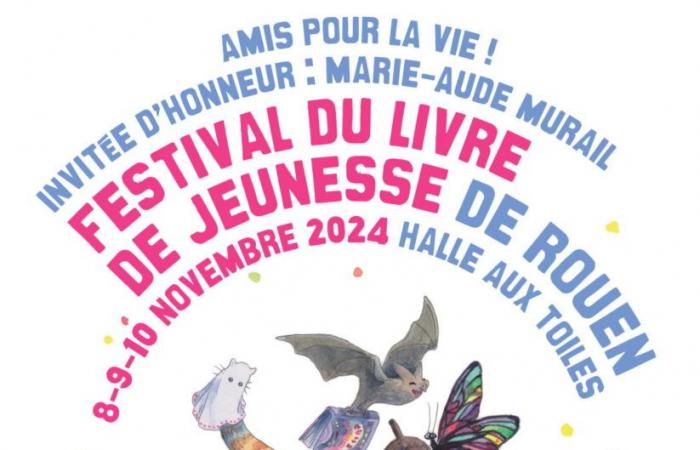 42.ª edición de la Fiesta del Libro Infantil de Rouen los días 8, 9 y 10 de noviembre de 2024